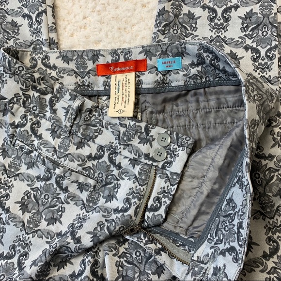 Anthropologie Cartonnier Charlie Ankle Floral Pant 6 - Picture 8 of 8